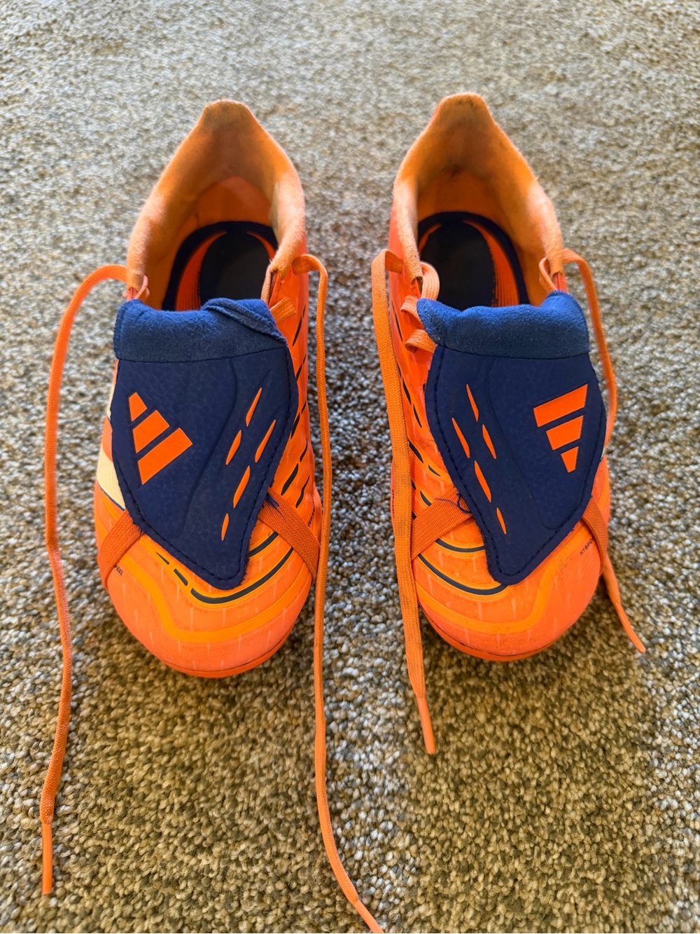 Adidas Kids Orange & Purple Soccer Cleats